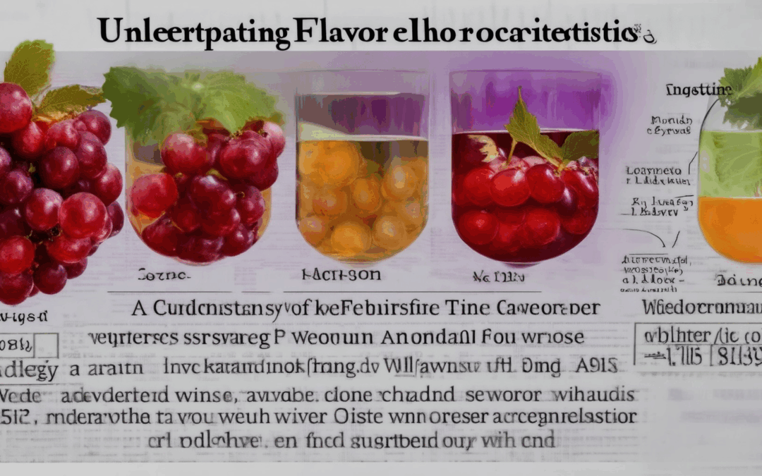 Understanding Wine Flavor Characteristics: A Comprehensive Guide with Charts