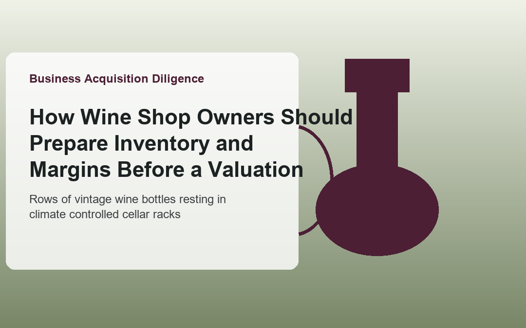 How Wine Shop Owners Should Prepare Inventory and Margins Before a Valuation